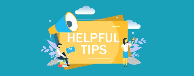 Helpful Tips banner