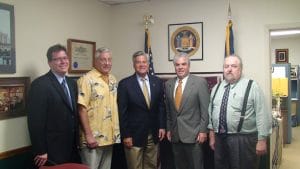 Joel Graber Meets with New York State Senate Minority Leader Dean Skelos to discuss pending legislation affecting the process service industry